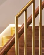 Перила с цилиндрическим поручнем "Гребенка" — изображение 3