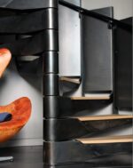 Лестница лофт винтовая на металлокаркасе "Турбо" — изображение 2