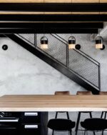 Лестница лофт металлическая "Ячейка" — изображение 3