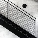 Перила лофт металлические "Ячейка"