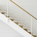 Перила с дубовым поручнем "Яхтенные"