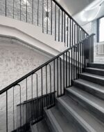 Перила металлические лофт "Аркада" — изображение 3