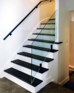 Перила стекло на напольных держателях "Кристалл" — изображение 7