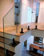 Перила стекло на напольных держателях "Кристалл" — изображение 3