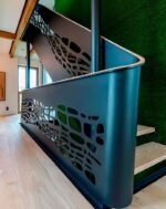 Перила лазерная резка "Дом дракона"