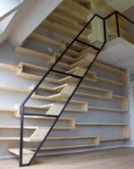 Лестница на металлическом каркасе "Либро" — изображение 2