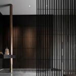 Перегородка стационарная металлическая "Линия"