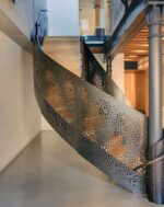 Лестница на металлокаркасе "Лофт винтаж" — изображение 4