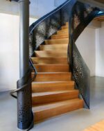 Лестница на металлокаркасе "Лофт винтаж" — изображение 6