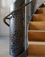 Лестница на металлокаркасе "Лофт винтаж" — изображение 5