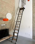 Лестница откатная антресольная "КрафтВуд" — изображение 4