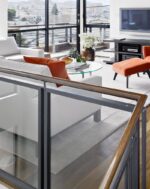 Перила лофт со стеклом "Прага C" — изображение 3