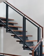 Перила лофт со стеклом "Прага C"