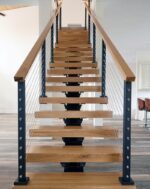 Перила лофт с тросом "Стрингер" — изображение 3