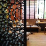 Перегородка стационарная металлическая "Трубы"